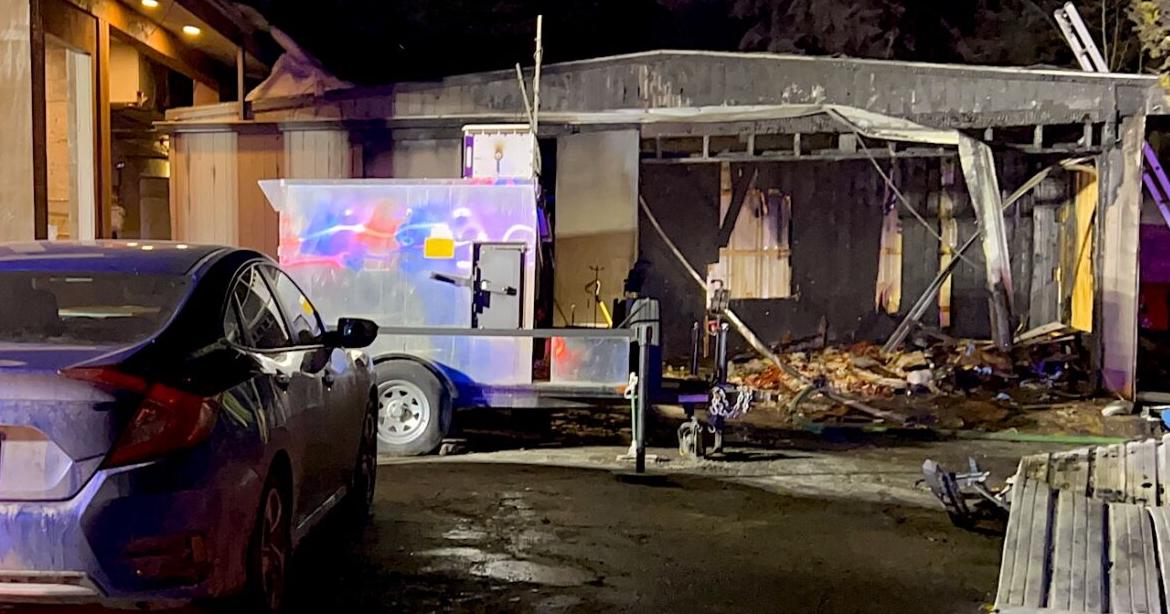 SHED Fire Torches outside the BBQ home team | News