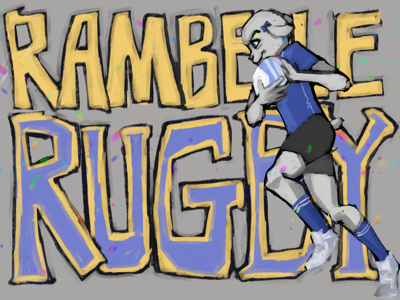 Rambelle Rugby Graphic