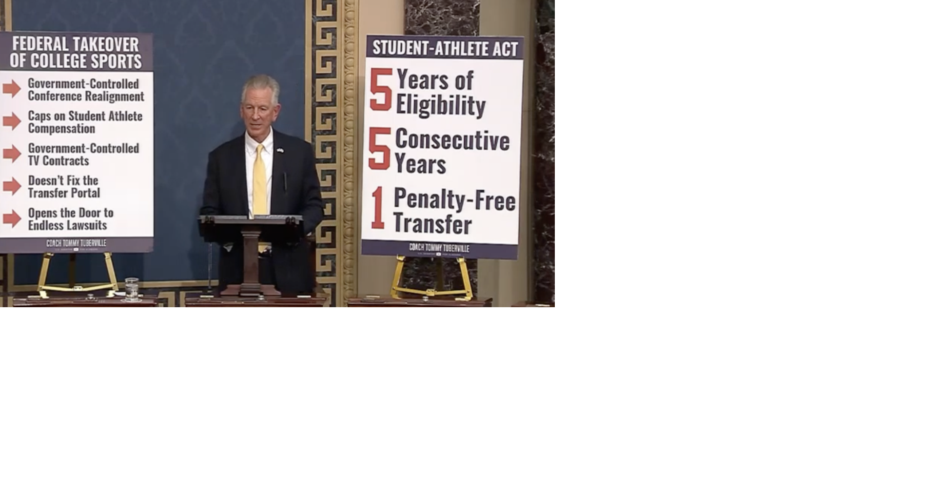Auburn, Alabama oppose Protect College Sports Act