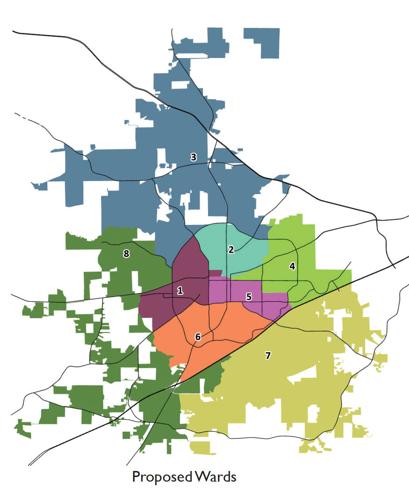 City Of Auburn Map Redistricting Plan On Auburn City Council Agenda | News | Auburnvillager.com