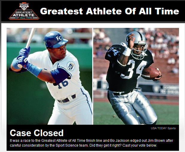 Bo Jackson one of the greatest 2 sport athletes of all time. He
