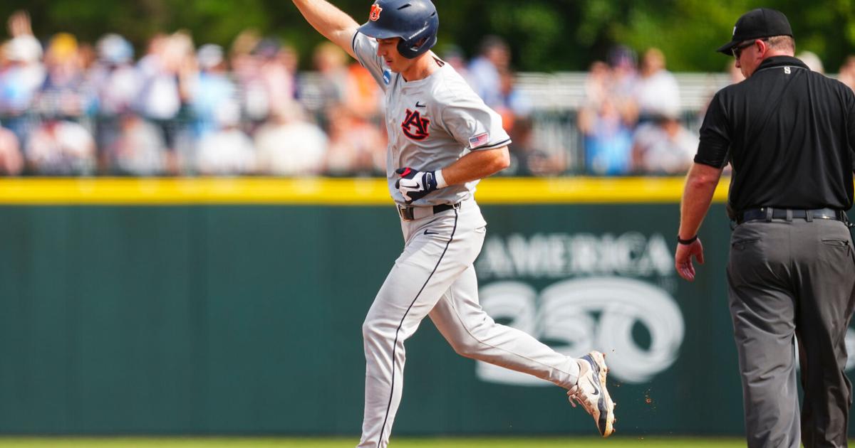 Auburn outslugs NC State, stays alive in regional