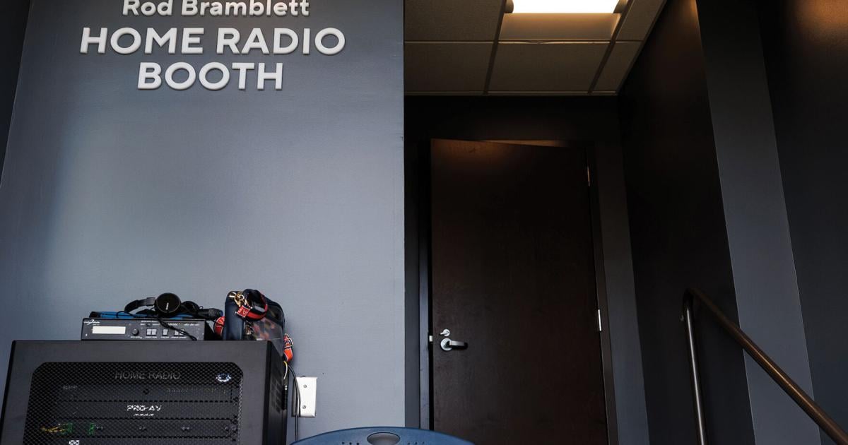 Plainsman Park radio booth named in honor of Rod Bramblett