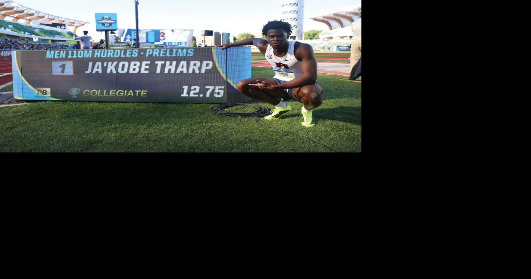 Tharp breaks world record, Auburn track finishes sixth
