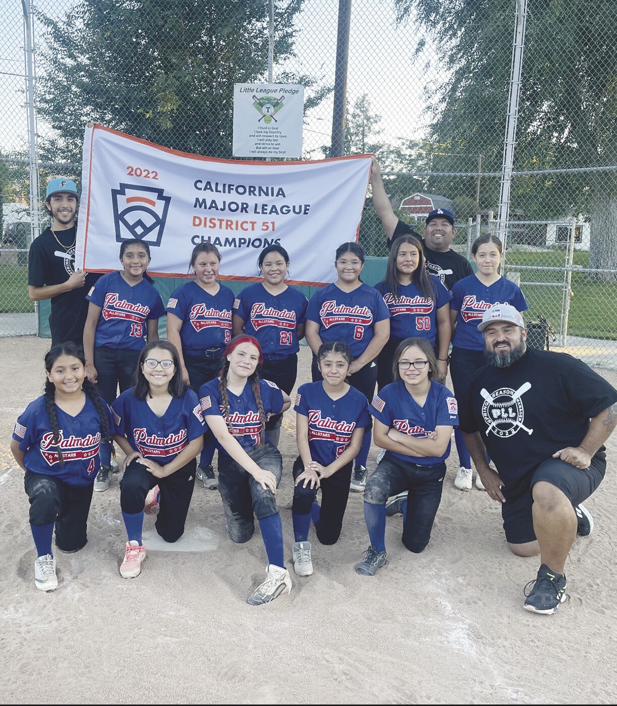 Palmdale Little League wins Major softball District 51 title