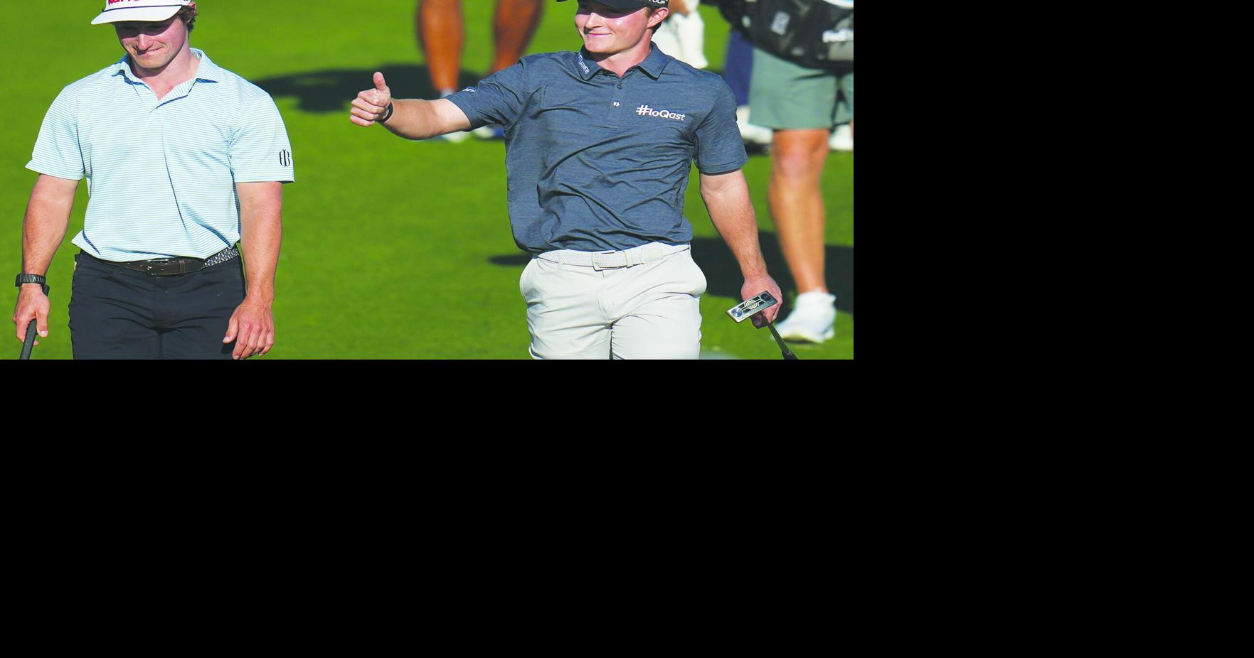 Teenager Blades Brown tied for lead with Scheffler