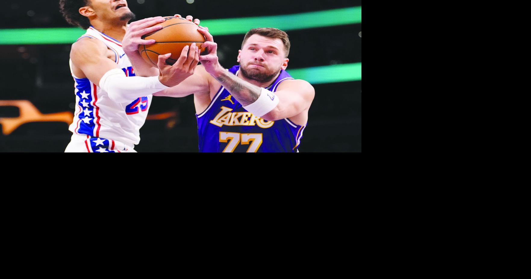 Doncic to have an MRI after leaving game against 76ers