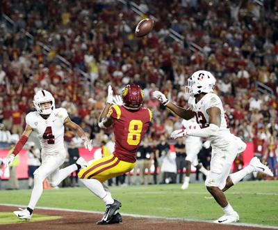 Slovis Propels Usc Past No 23 Stanford 45 20 In Debut Start