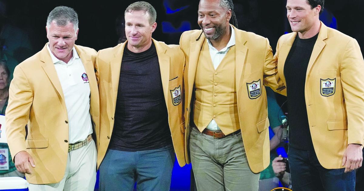 Brees, Fitzgerald, Kuechly, Vinatieri and Craig enter the Hall of Fame