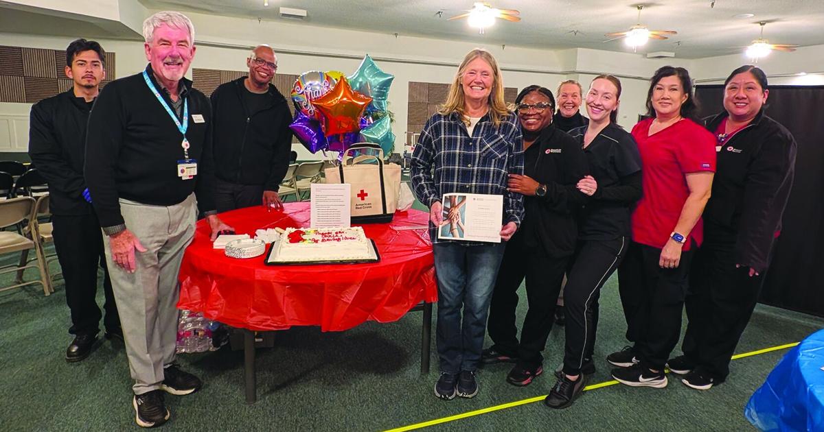 A lifetime of donating blood