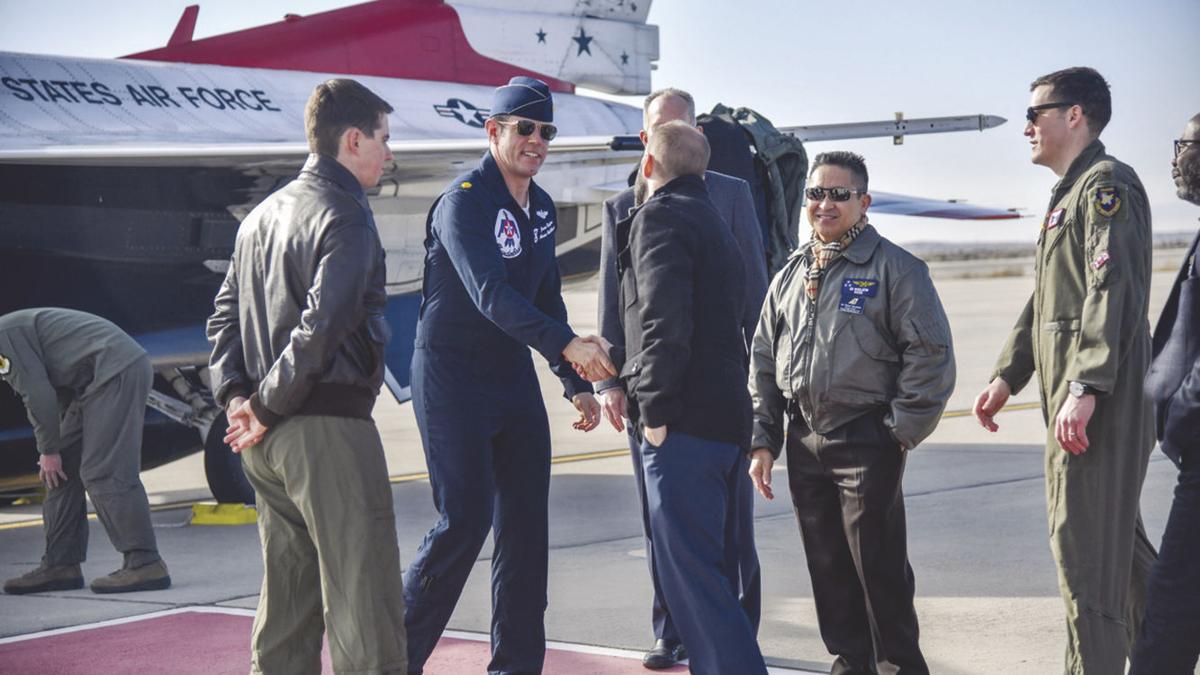 US Air Force – Maj Jason Markzon, Thunderbird 8 Advance Pilot