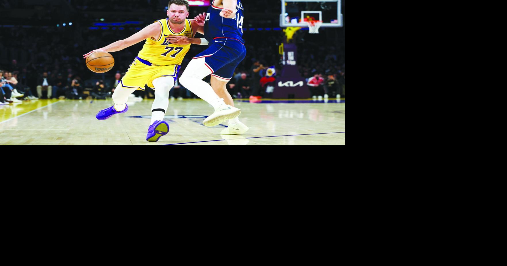 Doncic scores 38 and Lakers hold off Clippers