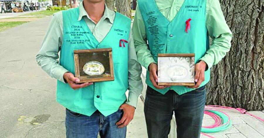 Valley duo win state roping title
