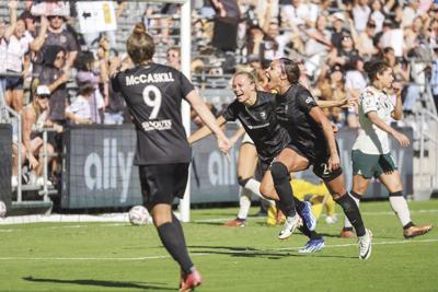 Angel City FC falls to OL Reign on late goal in NWSL quarterfinal