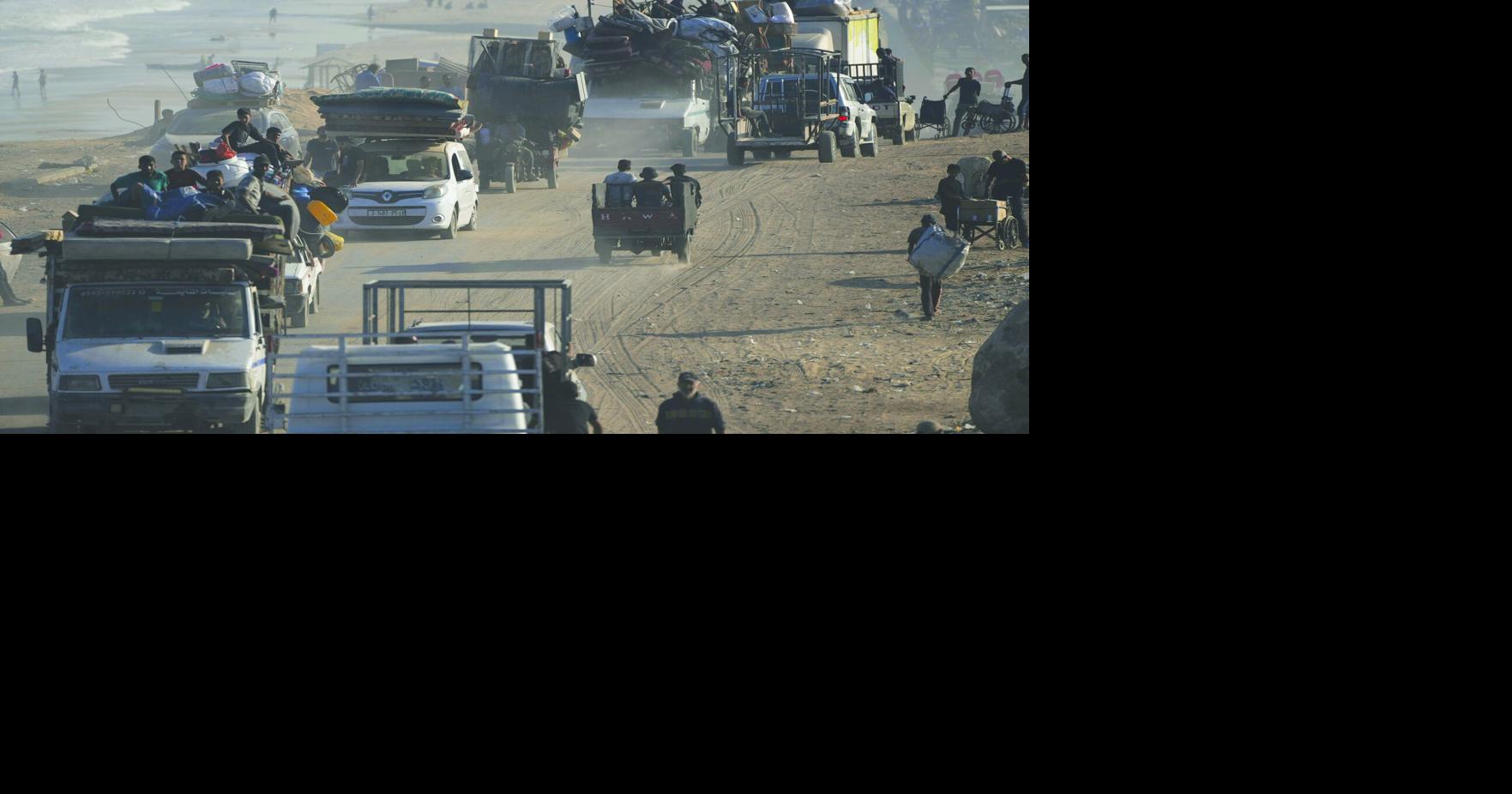 Israeli troops press forward into Gaza City