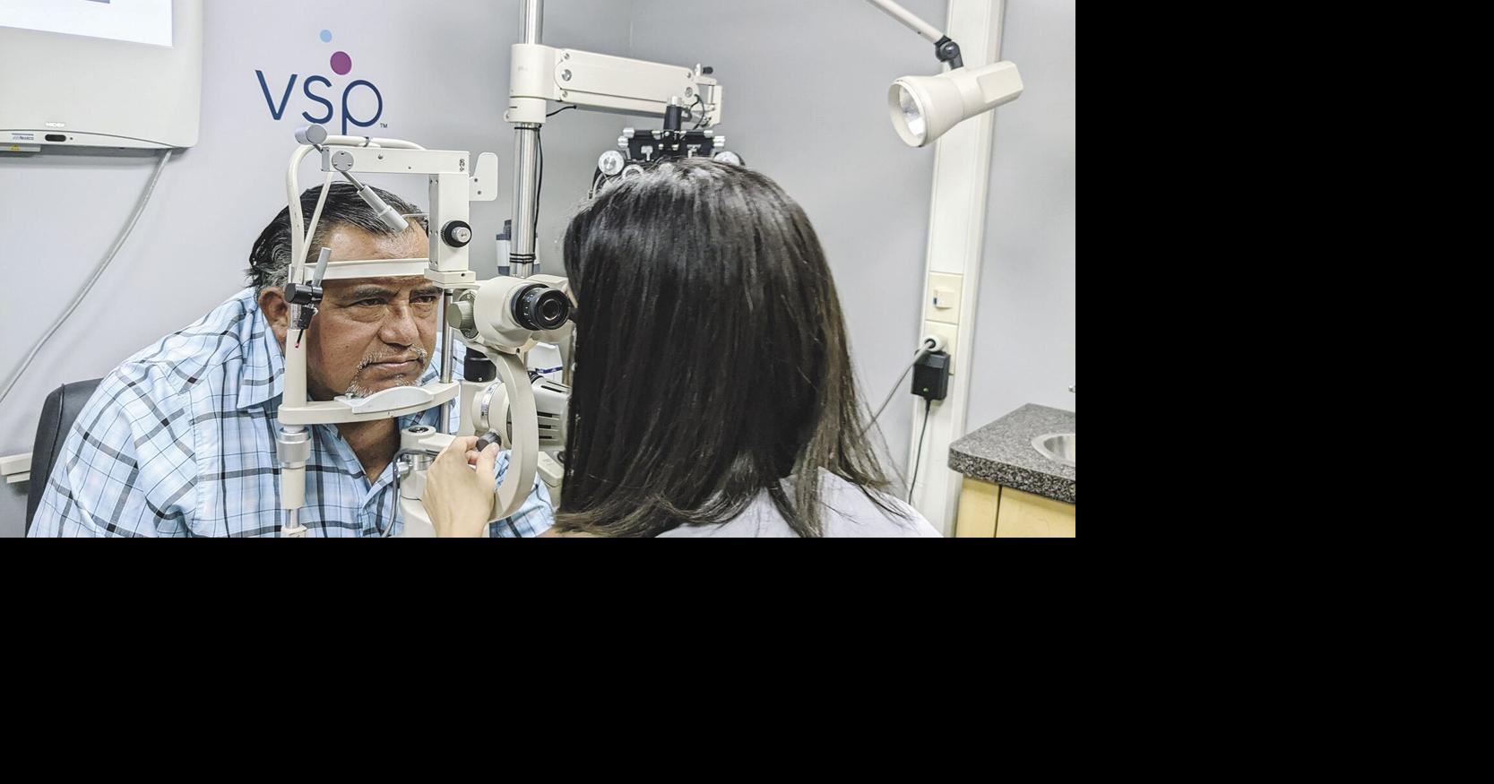 Patients see benefits at eye exam mobile clinic