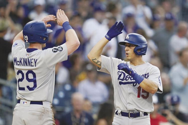 Dodgers' A.J. Pollock replaced by Matt Beaty after 0 for 11 - Los