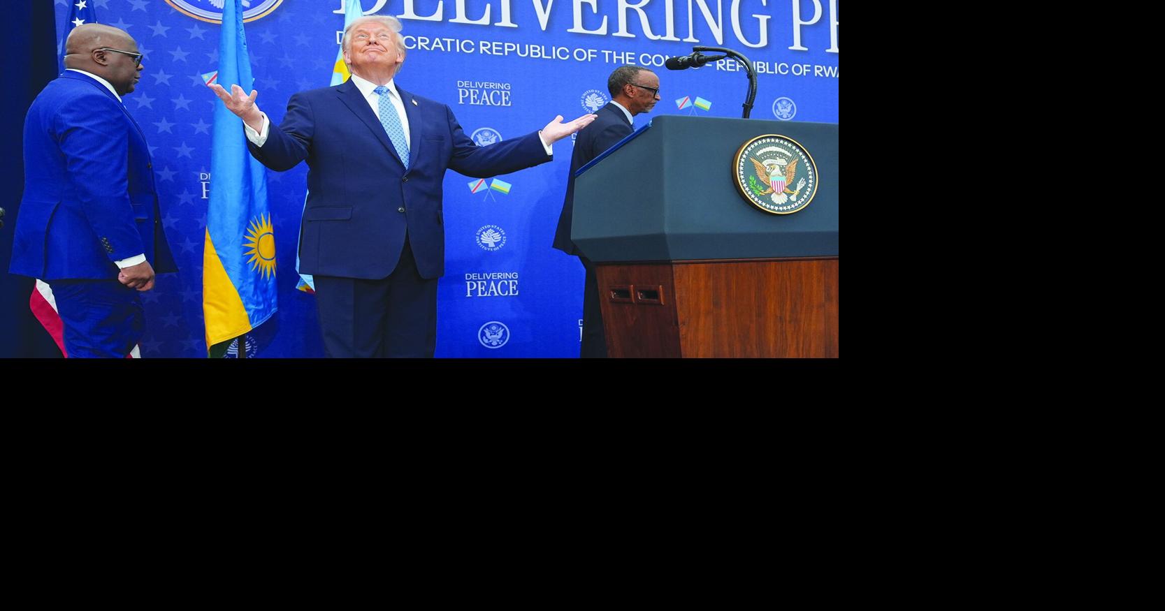 Trump lauds Congo, Rwanda as they sign peace deal