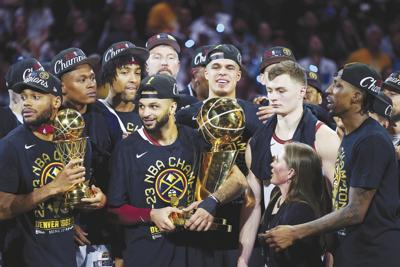 Watch: Nuggets awarded Larry O'Brien Trophy, Jokic is Finals MVP - Denver  Sports
