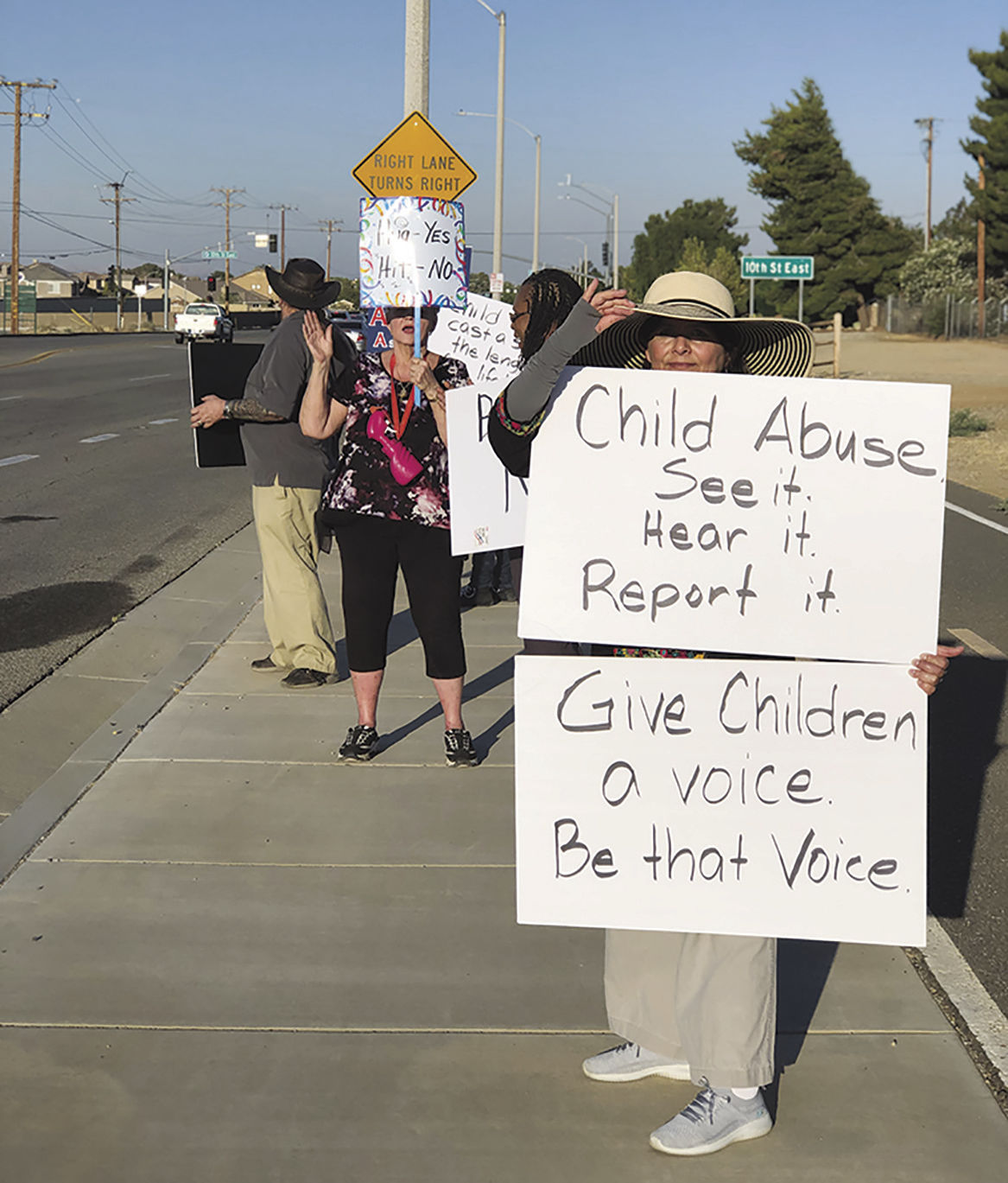 A Human Chain For Awareness News Avpress Com