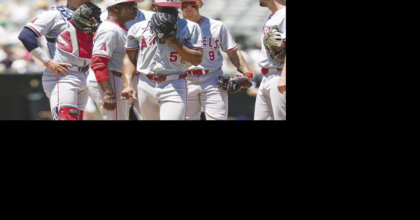 Butler homers, Sears pitches A’s to series sweep of Angels | Sports ...