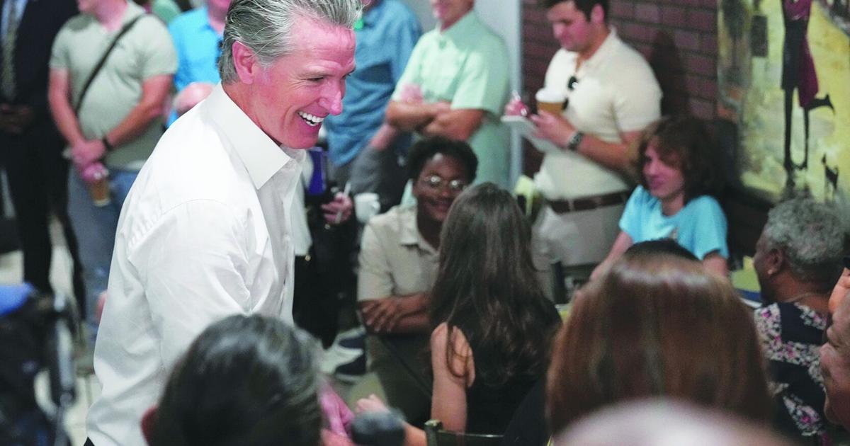 Newsom swings through key state South Carolina