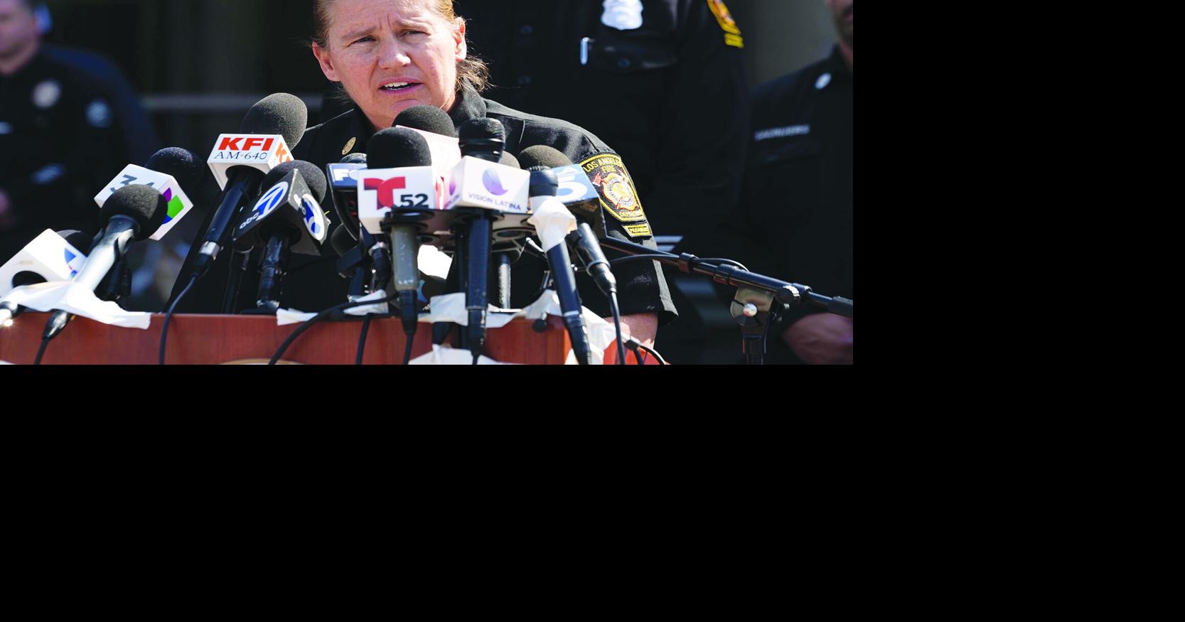 Ex-Los Angeles fire chief sues city over her firing