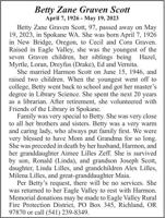 Obituary: Betty Scott, 1926-2023