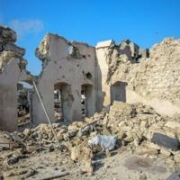 The bombed ruins of the 17th-century Al-Basha museum, known as „Napoleon’s...