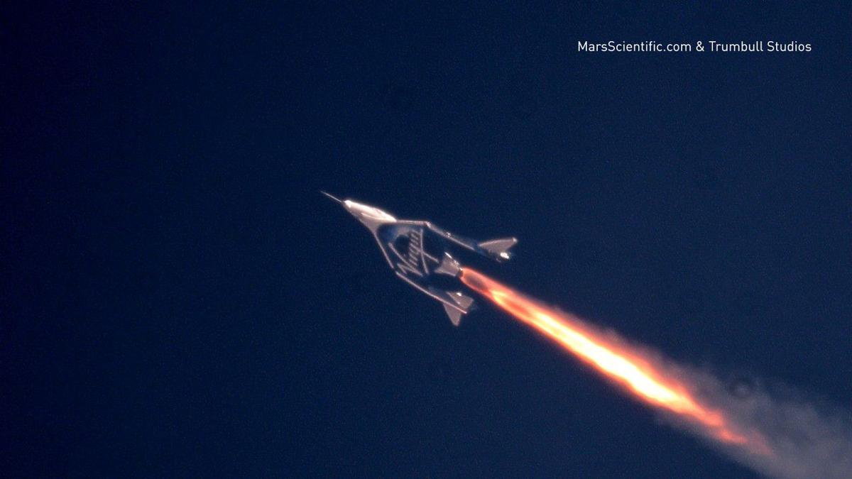 Beautiful Black Sky Mojave Space Plane Flies Higher Than Ever News Bakersfield Com