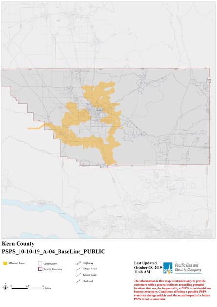 Download The Kern County Possible Outage Map Bakersfield Com
