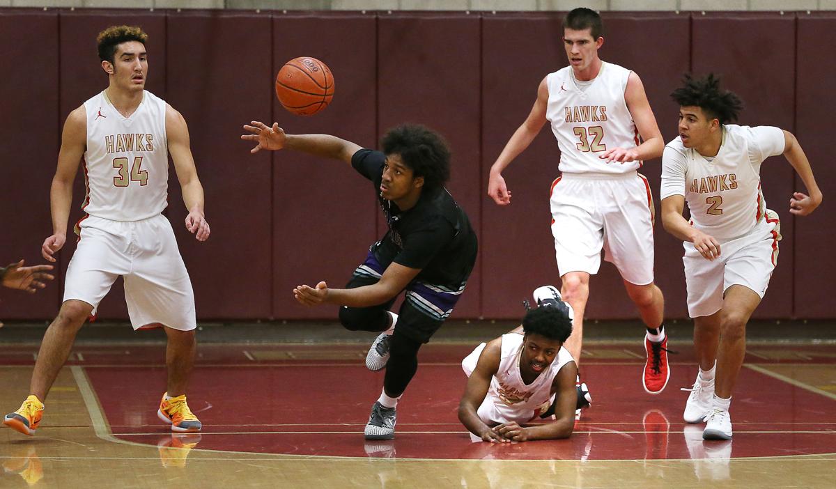 Fresno High At Centennial High In Boys Basketball Game Photo