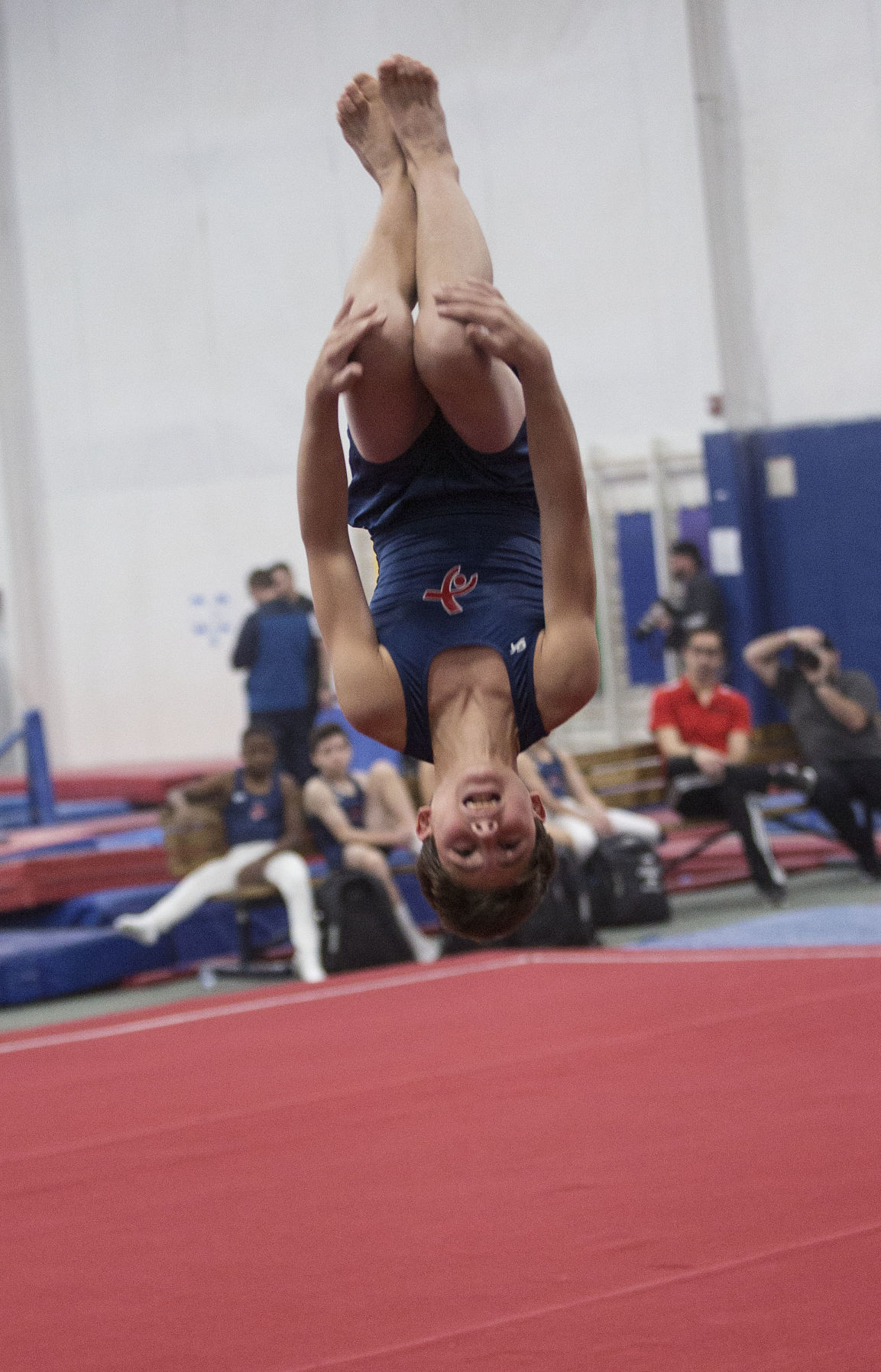 Male gymnasts show off their skills at regional competition News