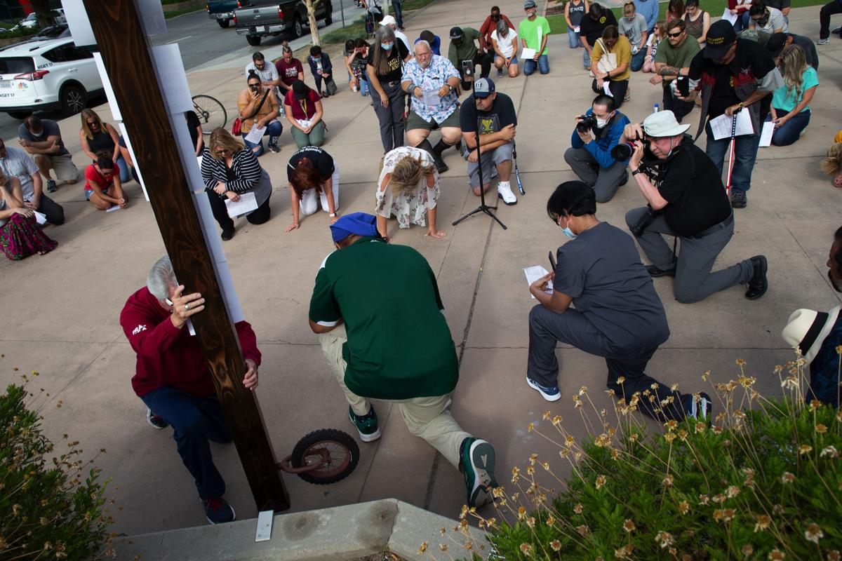 Candlelight Vigil Held Before Fourth Night Of Protests In Downtown Bakersfield News Bakersfield Com