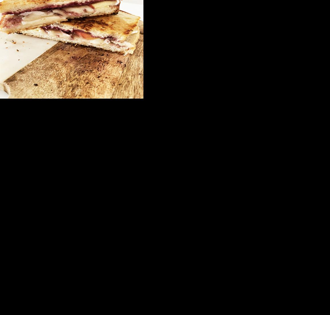 A simple apple, brie cheese sandwich Bakersfield Life