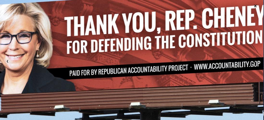 Liz Cheney billboard