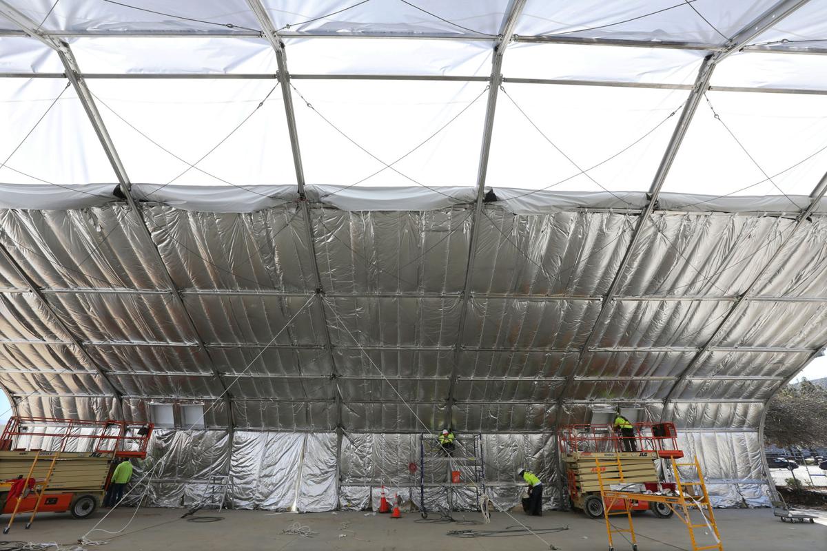 PHOTO GALLERY Low barrier homeless shelter nearing completion