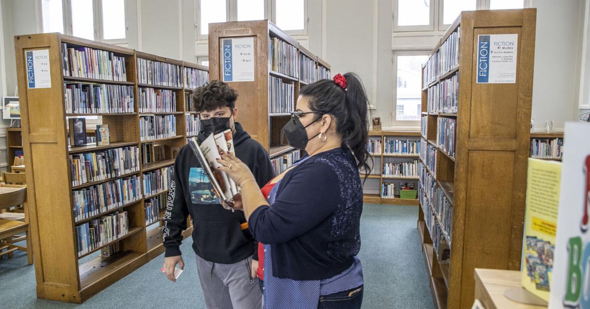 Historic Baker Branch Library reopens after being shuttered for nearly ...