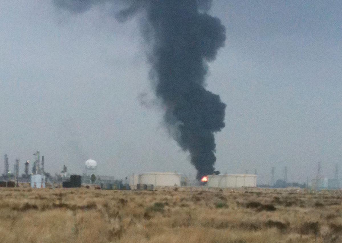 Tank explodes, catches fire at refinery News