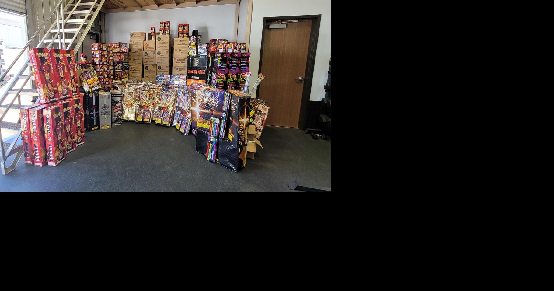 Public safety departments dealt with illegal fireworks throughout