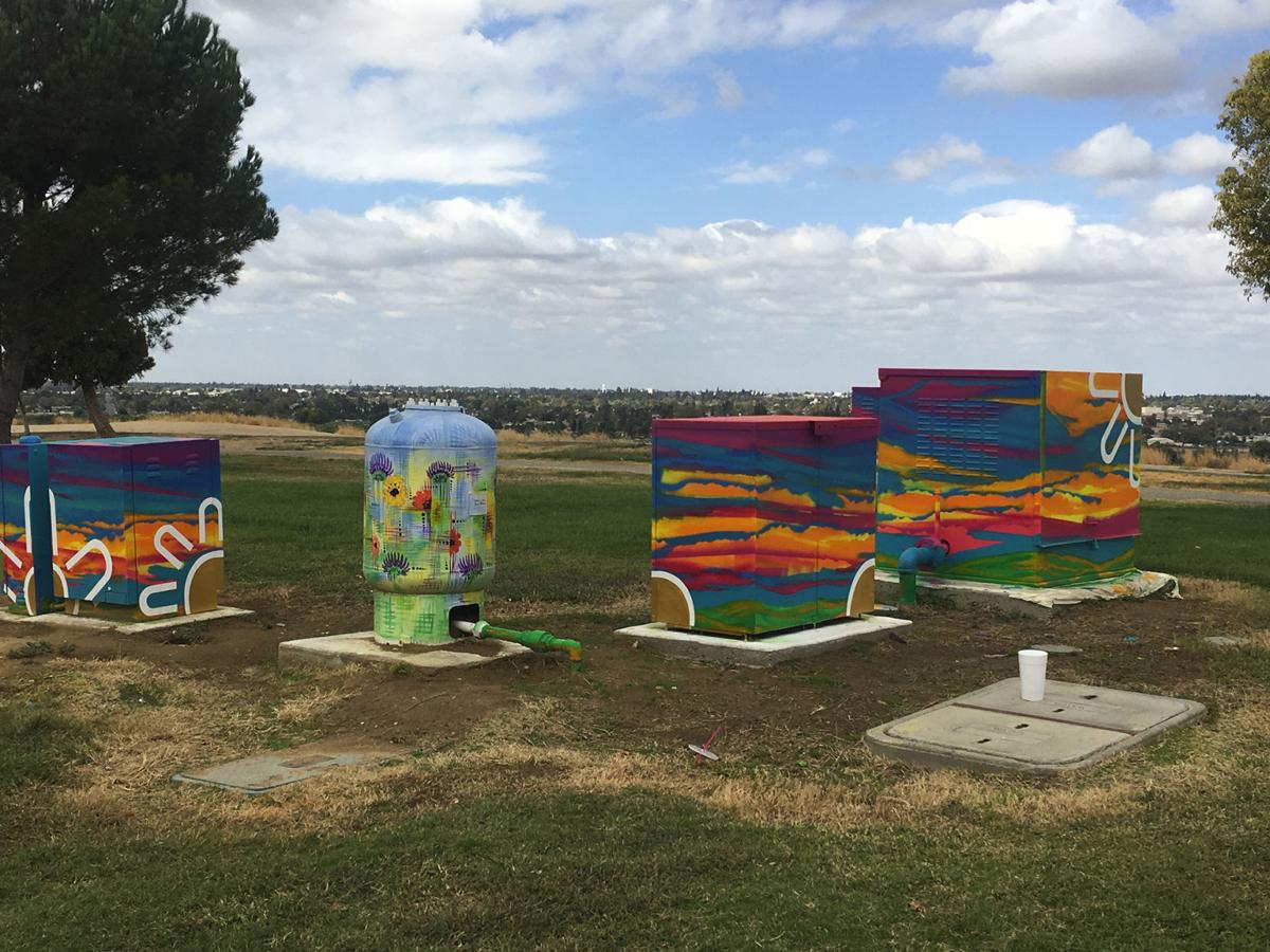 Artists embrace natural beauty for Panorama Park murals Arts