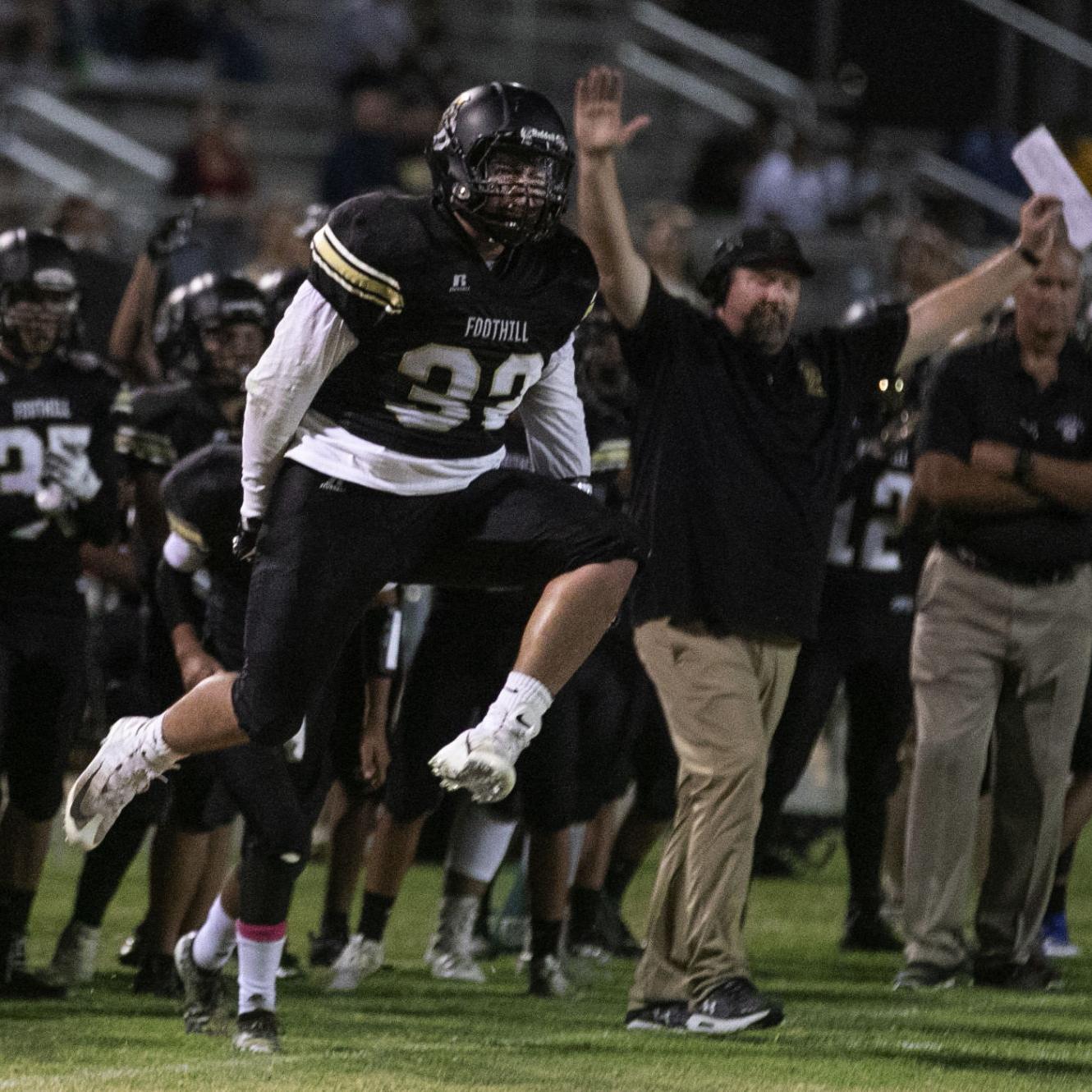 Week 2 High School Football Roundup Foothill Holds On To Snap 11