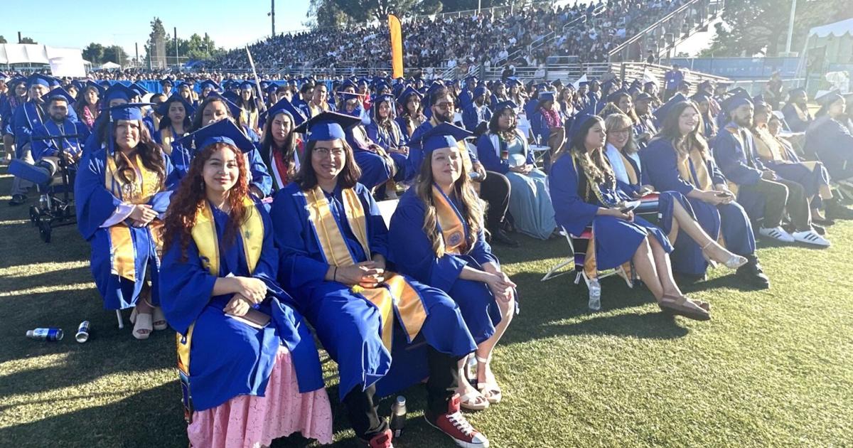 Amid the pomp, circumstances create special moment for CSUB graduating ...