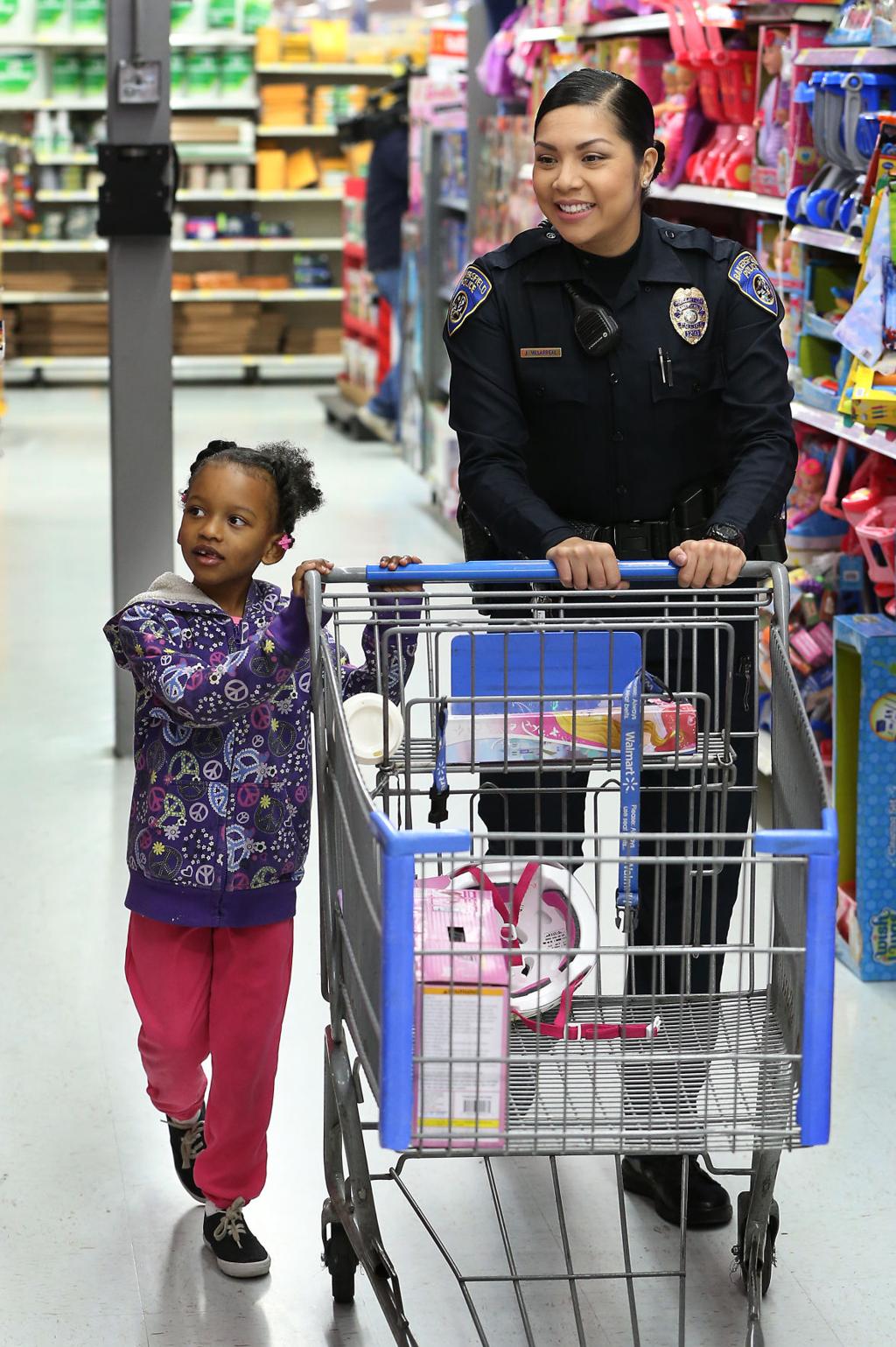 Shop-With-A-Cop gifts hundreds of kids via local agencies, Columbia Basin