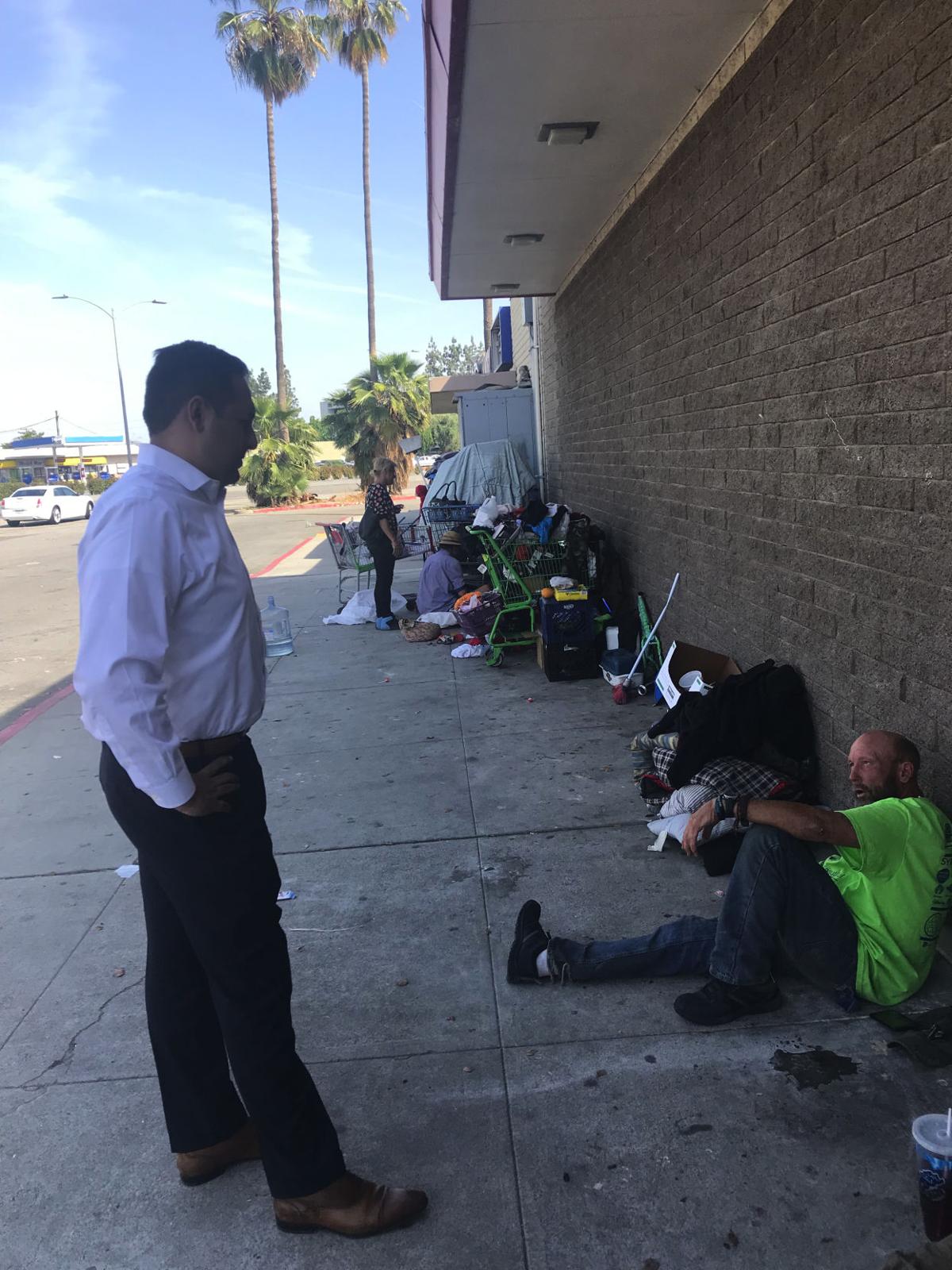 Homeless encampment downtown draws disdain in social media posts in