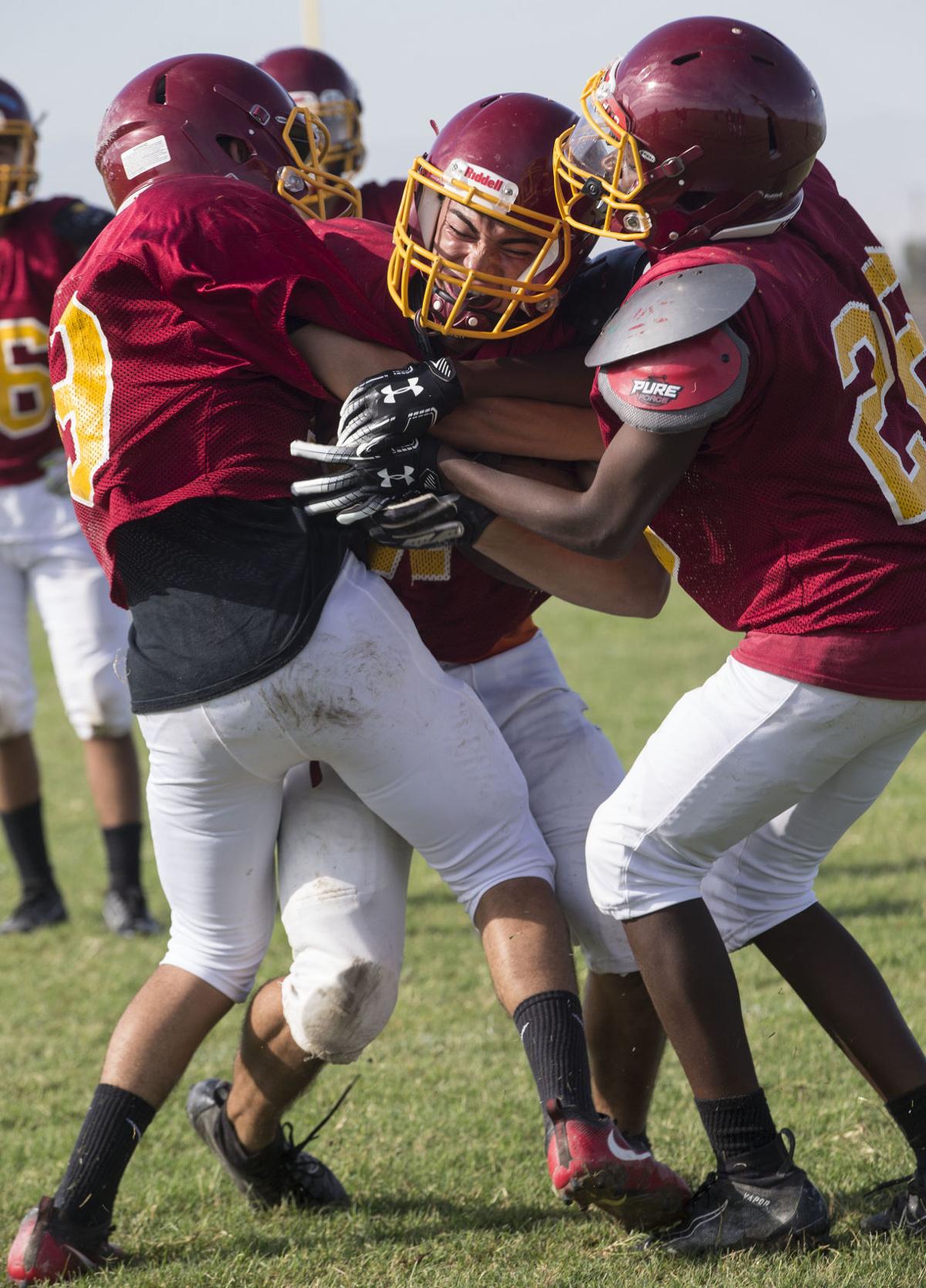PHOTO GALLERY Mira Monte football practice BVarsity