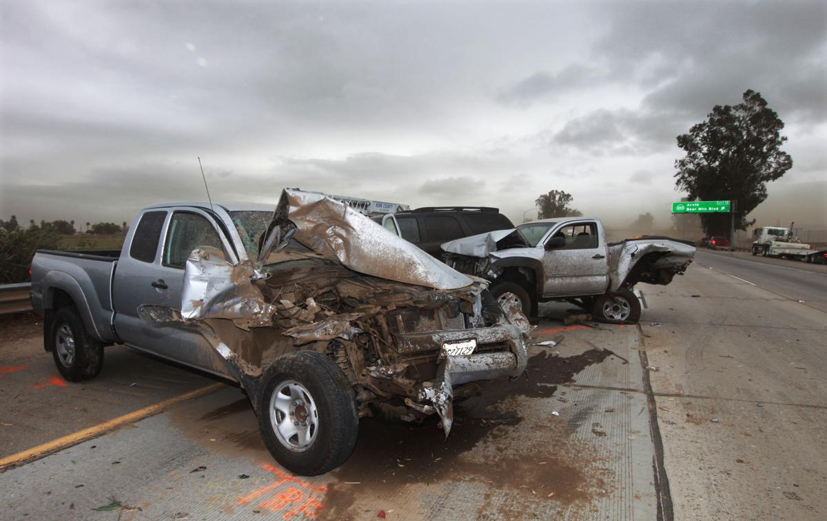 CHP Five injured in 18vehicle crash on Highway 99