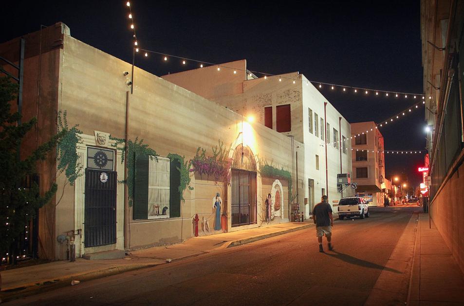 Wall Street Alley Lights Photo Gallery