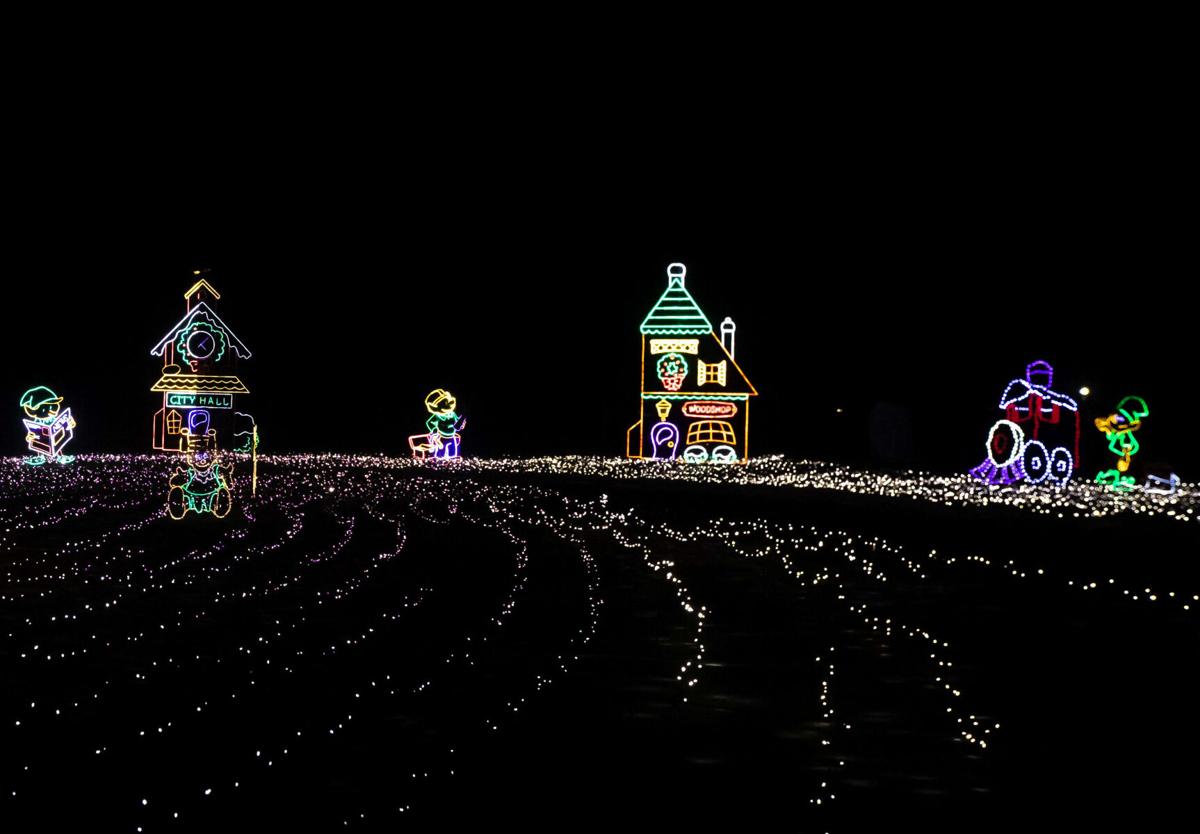 PHOTOS CALM unveils HolidayLights drivethru display in advance of