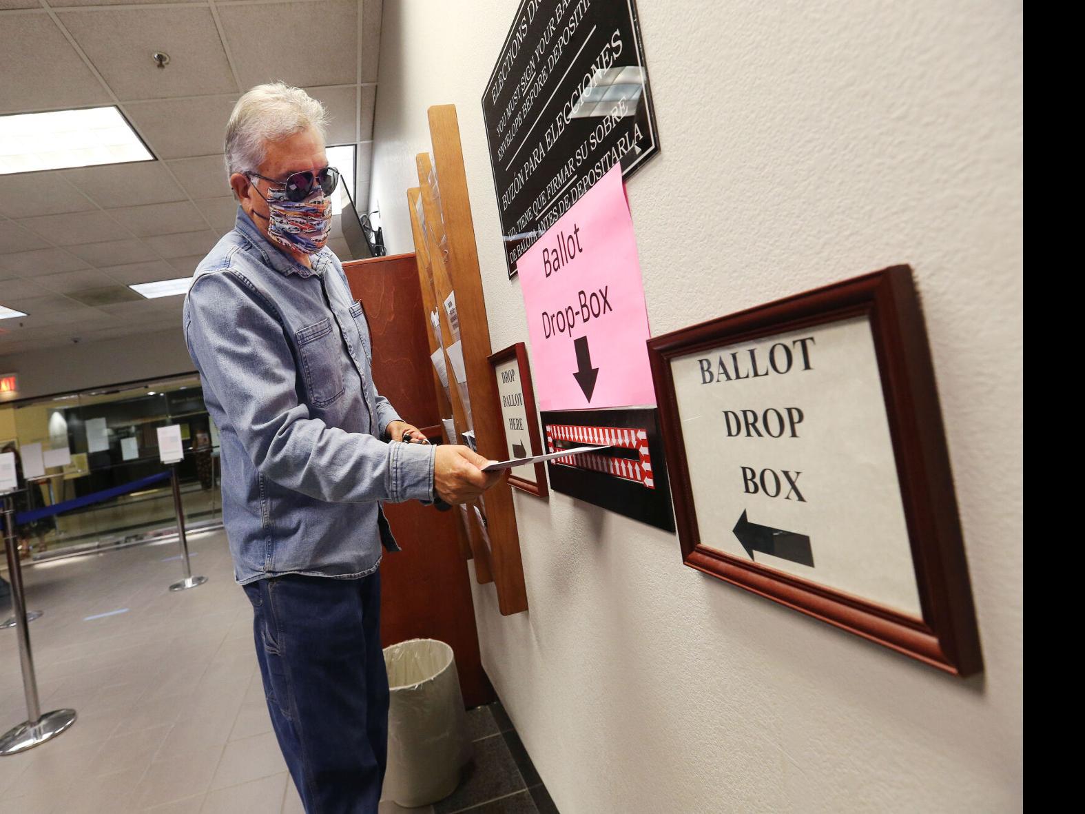 Anxious Voters In Kern County Play It Safe By Dropping Off Ballots Early In Person News Bakersfield Com